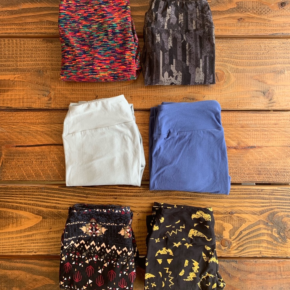 LuLa Roe leggings bundle lot of 6 Lularoe